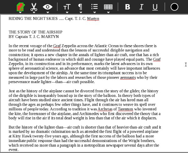 Write Activity Correcting Boys Aviation Book