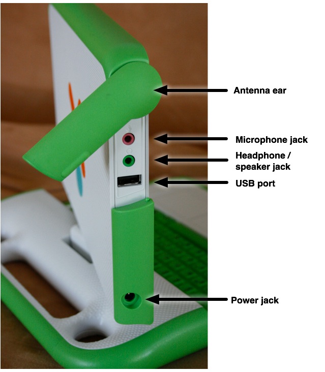 Left side ports and jacks